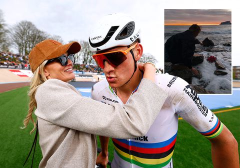 Roxanne Bertels (vriendin Mathieu van der Poel) staat stil bij groot verdriet: 'Een gat in mijn hart'