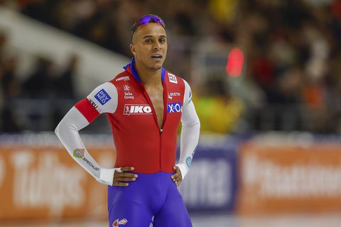 'Zware strijd' voor gekwetste schaatser Dai Dai N'tab: 'De pijn is onbeschrijflijk groot'