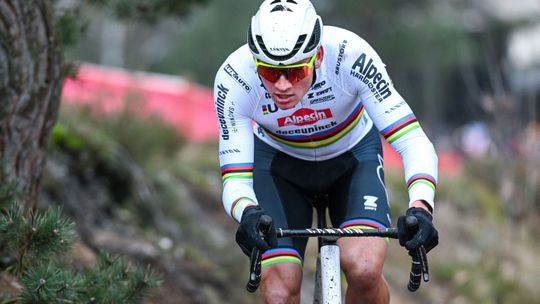 Mathieu van der Poel neemt ondanks pijn aan de ribben revanche met zege bij veldrit in Hamme