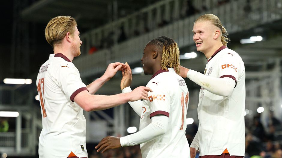 Heerlijke show: Erling Haaland wordt vier keer geassisteerd door Kevin De Bruyne tegen Luton Town