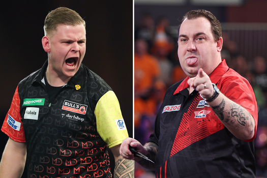 Heftige beelden van Belgische dartsrel tussen Kim Huybrechts en Mike De Decker duiken op: 'Ik maak u kapot!'