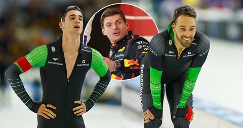 Topschaatsers Kjeld Nuis en Jenning de Boo snappen irritatie Max Verstappen helemaal: 'Dat gaat gewoon vanzelf'