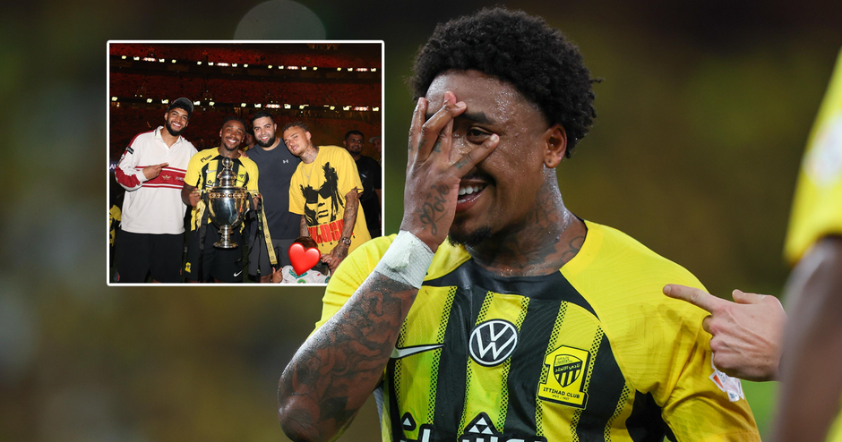 Hoog bezoek voor Steven Bergwijn in Saoedi-Arabië: twee PSV'ers en broer Abdelhak Nouri bij kampioensfeest