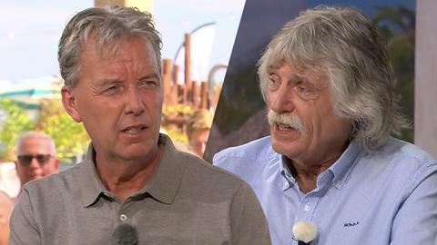 Johan Derksen heeft het tijdens Vandaag Inside gehad met Valentijn Driessen: 'Waarom zit jij nou te mopperen?'