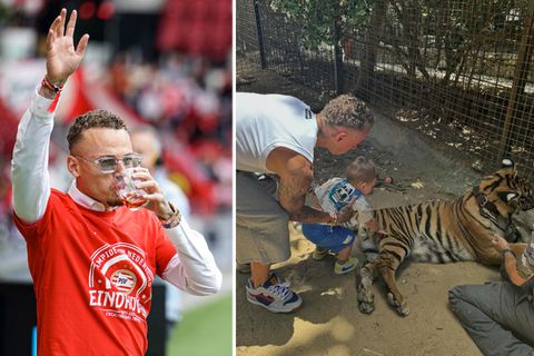 Noa Lang baart opzien met foto van zoontje en wild dier: 'Hoe haal je het in je hoofd?'