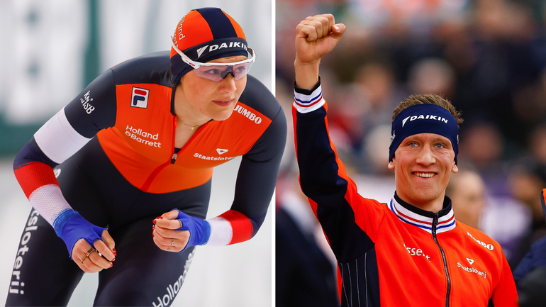 Topschaatser Beau Snellink openhartig over samenwonen met vriendin Angel Daleman: 'Het is hartstikke leuk met zijn drieën'