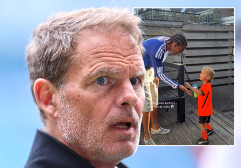 Kleinzoon Frank de Boer (3) traint al voor Nederlands elftal met zijn vader