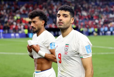 Iraanse voetballers woest door 'rampzalige' situatie op WK: 'God ziet alles'