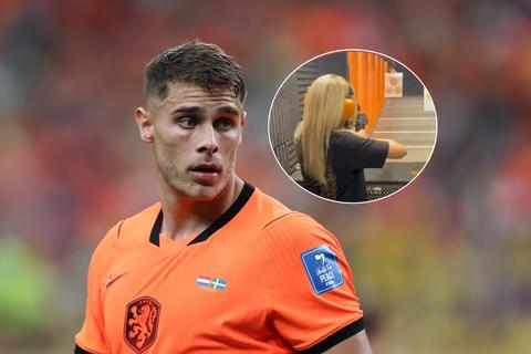 Nieuwe liefde van Oranje-international Micky van de Ven geeft goede voorbeeld en schiet met scherp