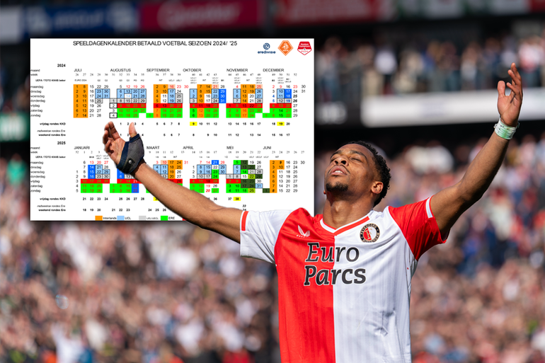 Feyenoord - Ajax inhalen wordt een enorme puzzel: dit zijn de mogelijke data