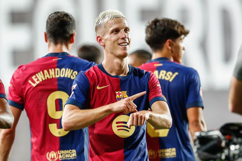 Droomdebuut: Dani Olmo schiet Barcelona naar koppositie in La Liga