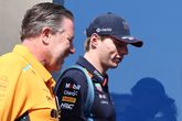Zak Brown en Max Verstappen © Getty Images