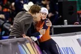 Irene Schouten met haar vader en man in 2024 © Pro Shots