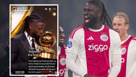 Geliefde Ajax-ster vestigt aandacht op zich met opmerkelijke actie na 'Ballon d'Or-zege'