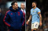 Kyle Walker treedt in de voetsporen van onder meer Ryan Giggs met zijn veelbesproken scheiding. © Getty Images, beeldbewerking Sportnieuws.nl