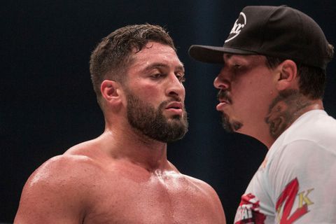 Veelbesproken topkickbokser Jamal Ben Saddik ontmoet Nederlandse voetballegende: 'Een ware inspiratiebron'