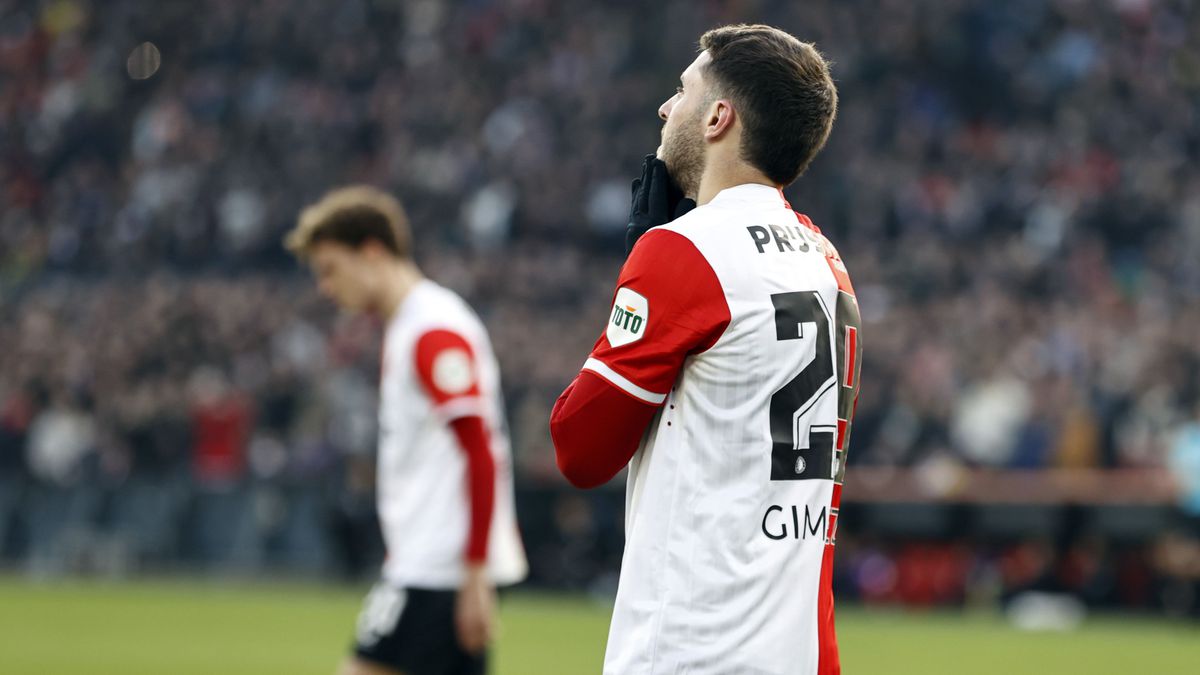 Feyenoord speelt gelijk tegen FC Twente; Santiago Giménez mist weer pingel