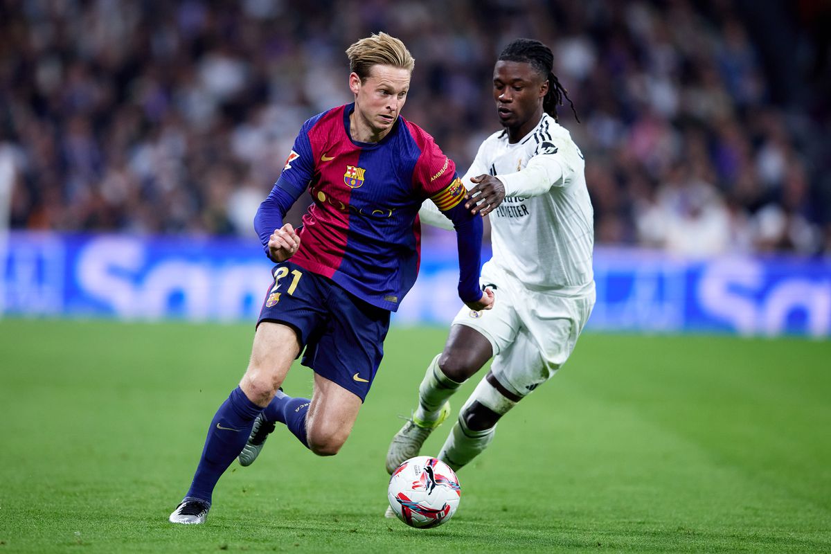 FC Barcelona met de handen in het haar: 'Frenkie de Jong speelt Clásico tegen Real Madrid mogelijk in Engeland'