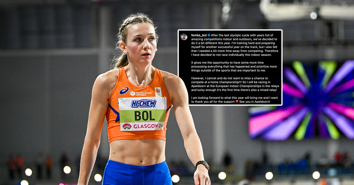 Topatlete Femke Bol kondigt drastisch besluit aan: 'Prioriteit leggen buiten de sport'