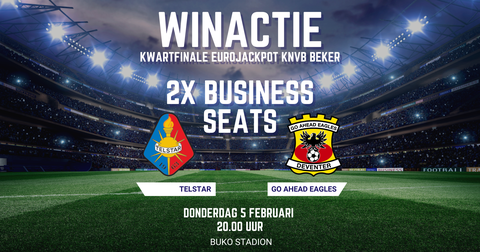 Win business seats voor de kwartfinale Eurojackpot KNVB beker