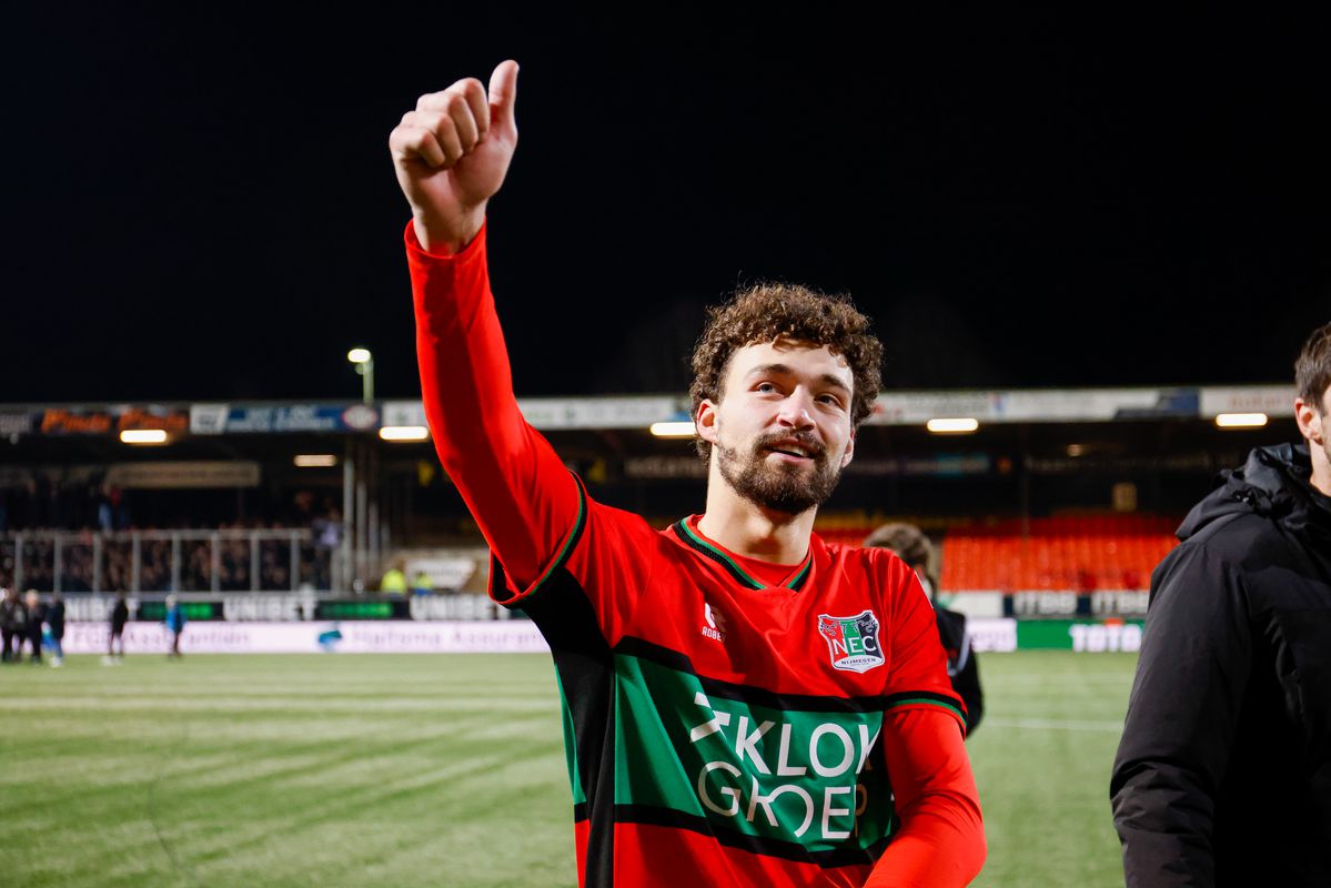NEC'er Philippe Sandler over tegenstander in finale: 'Zou raar zijn als ik Feyenoord zou zeggen'