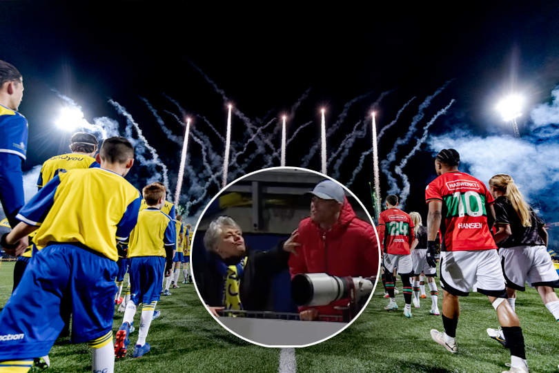 Vrouw maant Cambuur-fan tot kalmte na woede uitbarsting tegen NEC-speler
