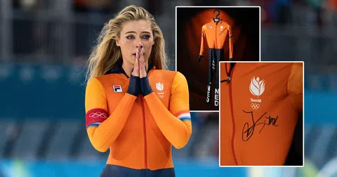 Bizarre wending rond geveild schaatspak Jutta Leerdam: hoogste bieder komt bedrogen uit