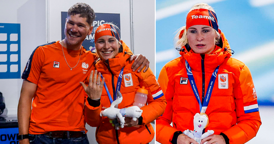 Topschaatsster Marijke Groenewoud neemt rigoureus besluit over verlovingsring: 'Dat moeten we niet hebben'
