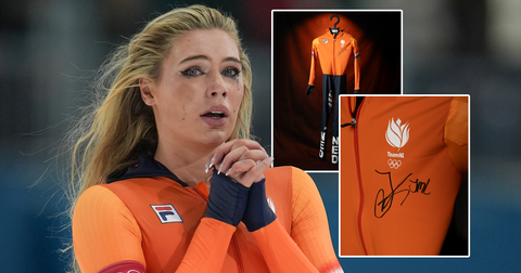 Gouden schaatspak Jutta Leerdam (27) levert krankzinnig fortuin op voor goed doel