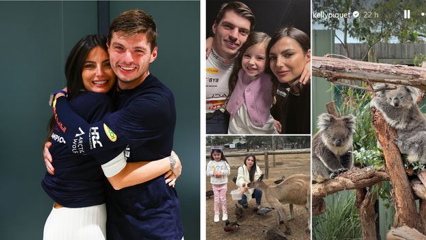 Max Verstappen en Kelly Piquet genieten van koala's en kangoeroes: 'Leuk om door de ogen van Penelope te ontdekken'