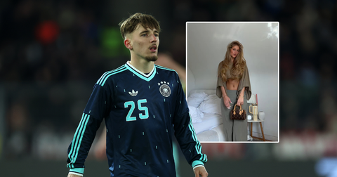 Jonge voetbalsensatie (18) houdt gemoederen in Duitsland bezig door relatie met influencer (22)