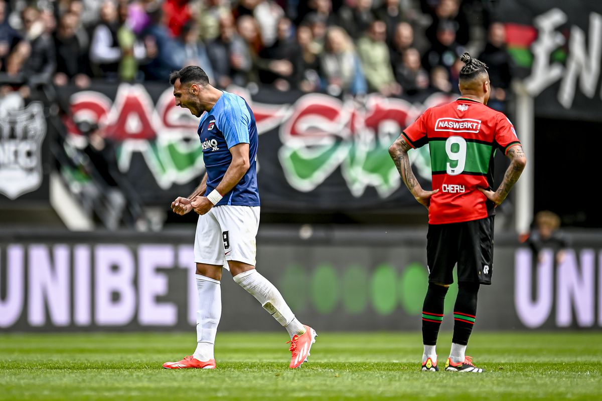 NEC verliest van AZ en laat na over Ajax heen te gaan in Eredivisie