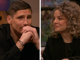 Rico Verhoeven en zijn ex-vriendin Samantha tijdens 'De Klassenavond' op SBS6. ©SBS6