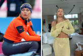 Jutta Leerdam. Getty Images en TikTok/juttaleerdam, beeldbewerking Sportnieuws.nl