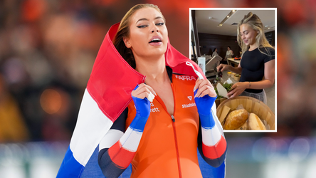 Jutta Leerdam kan verleiding niet weerstaan, Nederlandse topschaatsster reageert met 'oops'