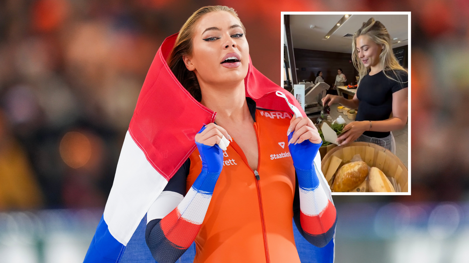 Jutta Leerdam kan verleiding niet weerstaan, Nederlandse topschaatsster reageert met 'oops'