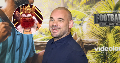 Oranje-icoon Wesley Sneijder (41) verschijnt totaal onherkenbaar op televisie: 'Vorst van de volle glazen'