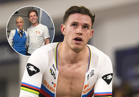 Baanwielrenner Harrie Lavreysen na goud op World Cup 'thuisgebracht' door Nederlandse sportsensatie