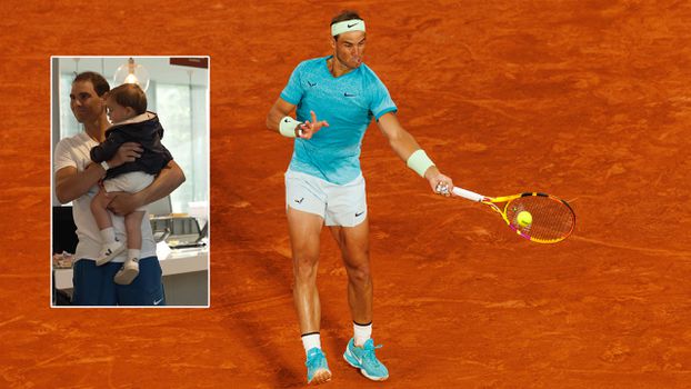 Rafael Nadal deelt vertederende beelden met zoontje na exit op Roland Garros