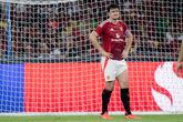 Harry Maguire baalt na weer een tegengoal voor Manchester United, dit keer in Azië. ©Getty Images