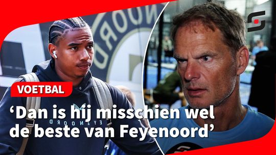 Frank de Boer steunt Feyenoord-schoonzoon Calvin Stengs