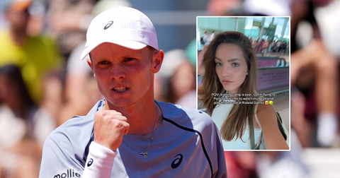 Vriendin van toptennisser Jesper de Jong laat Joy Beune achter voor trip naar Roland Garros