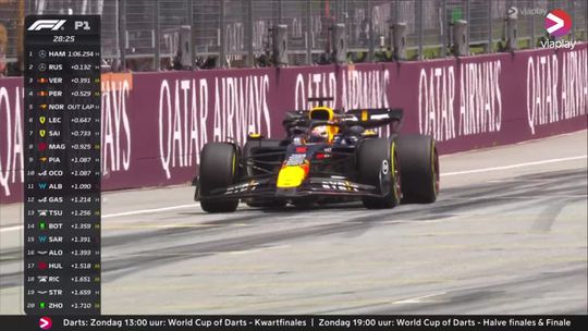 Max Verstappen veroorzaakt rode vlag