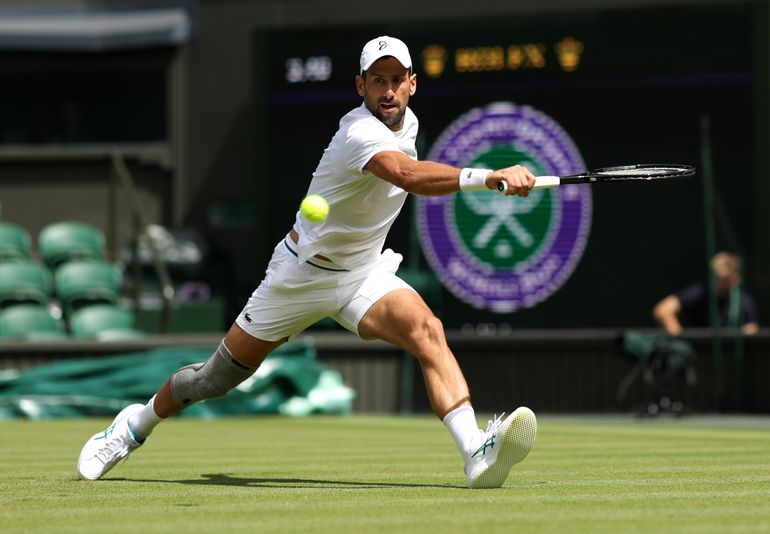 Novak Djokovic dolgelukkig met Wimbledon in zicht: 'Ik heb echt genoten, dat is het beste dat er is'