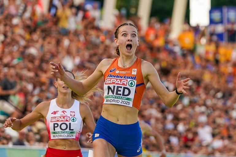 Teleurstelling voor atletiek-fans: Femke Bol niet meer in actie tijdens EK atletiek landenteams