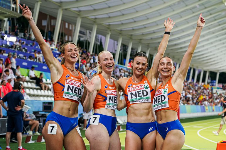 Topatlete Lieke Klaver en collega's zorgen voor enorm hoogtepunt voor Nederland bij EK landenteams