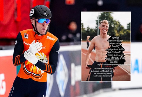 KNSB reageert geschrokken op vermissing shorttracker Sven Roes (26): 'Heel veel sterkte'
