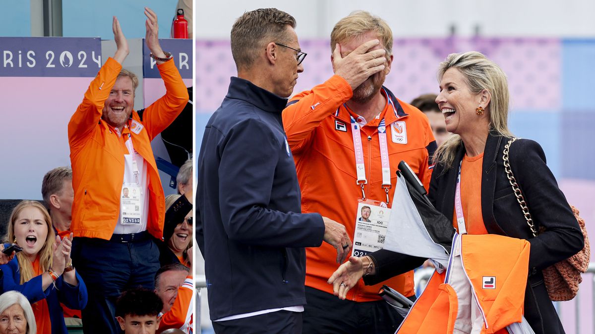 Uitbundige koning Willem-Alexander en Máxima vermaken zich op drukke dag bij Olympische Spelen