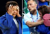Uta Abe is helemaal van de wereld. © Getty Images