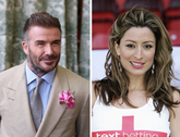 David Beckham en Rebecca Loos, de Nederlandse met wie hij volgens haar een affaire had © Getty Images